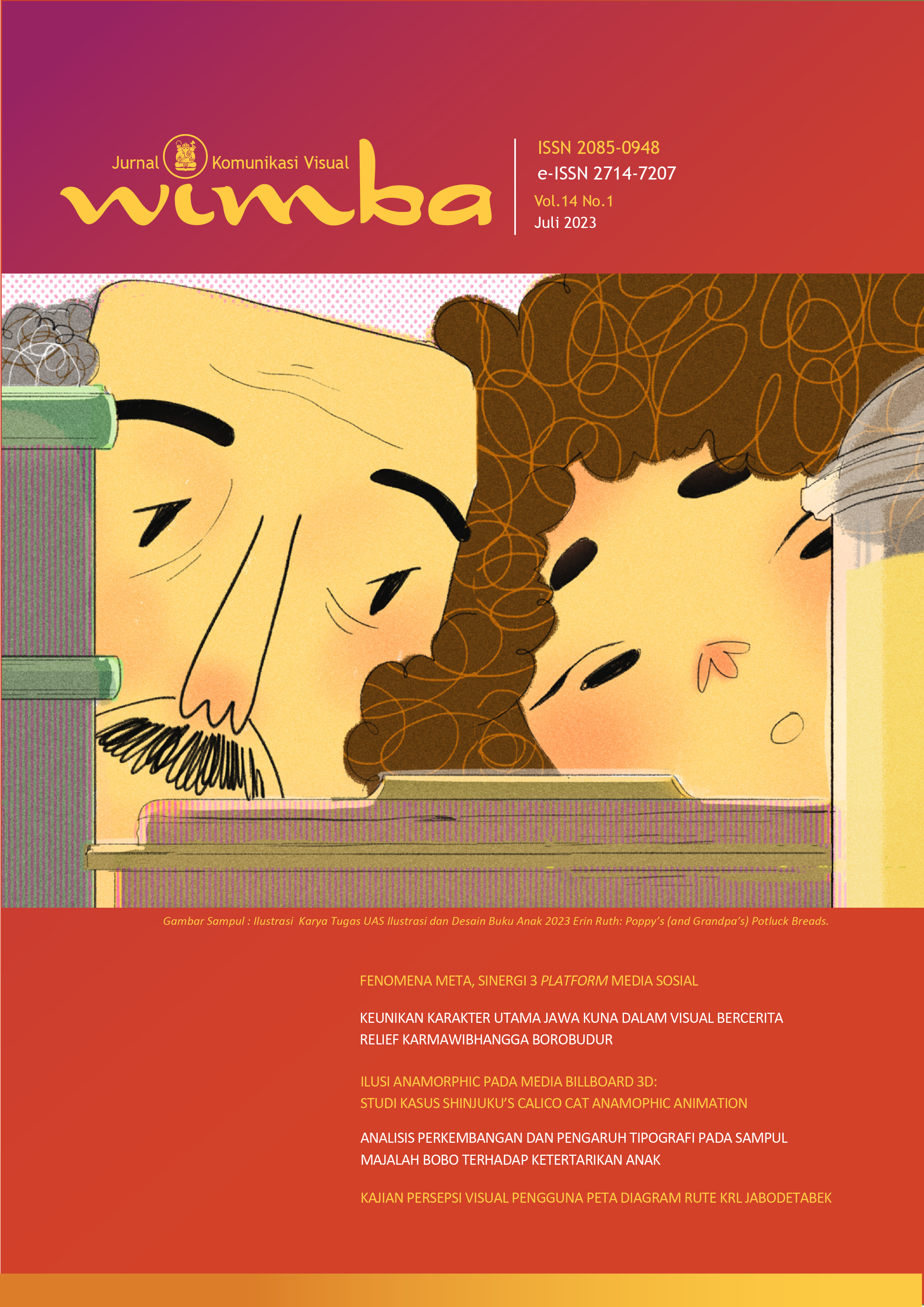 Cover artwork for the current journal issue