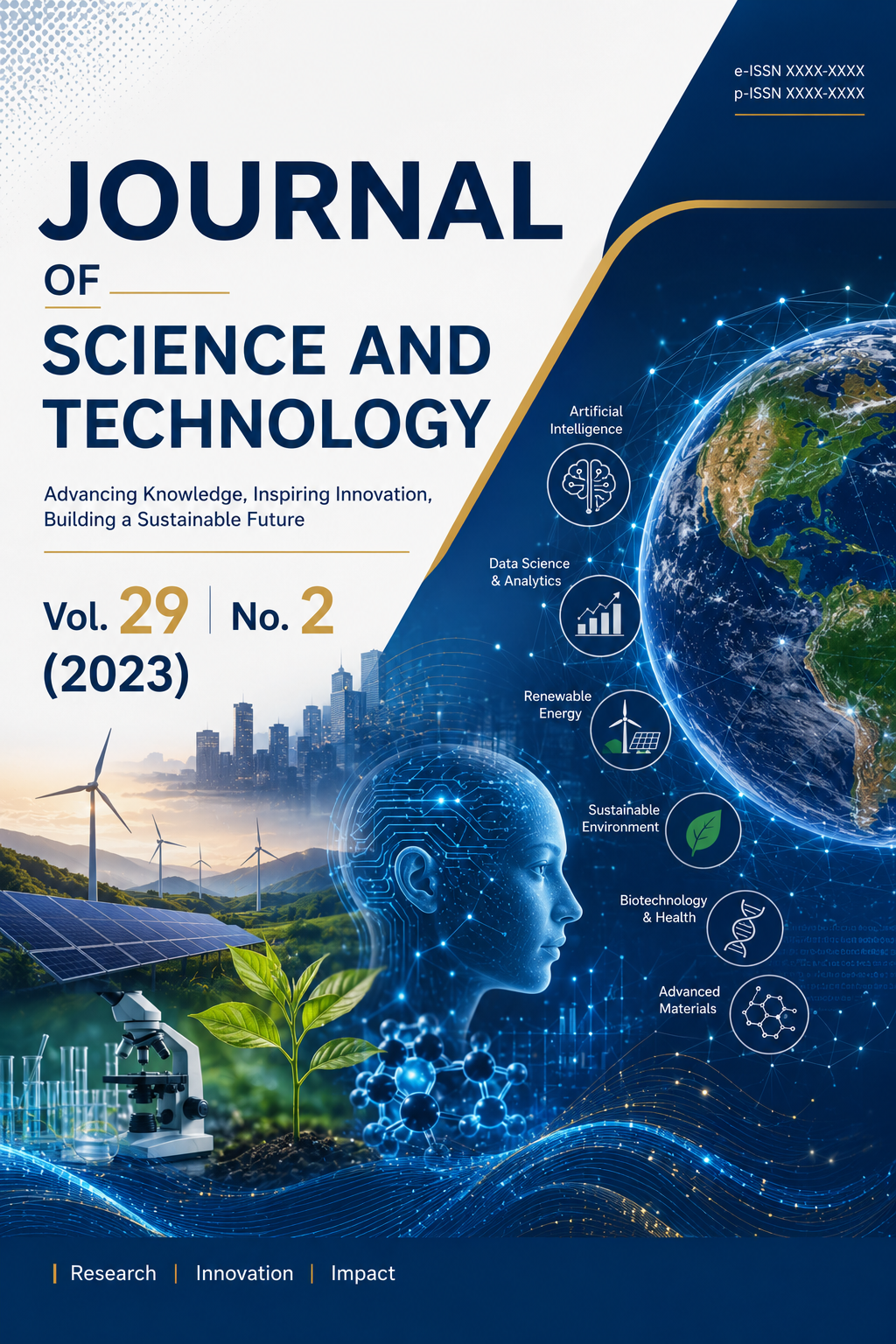Cover artwork for the current journal issue