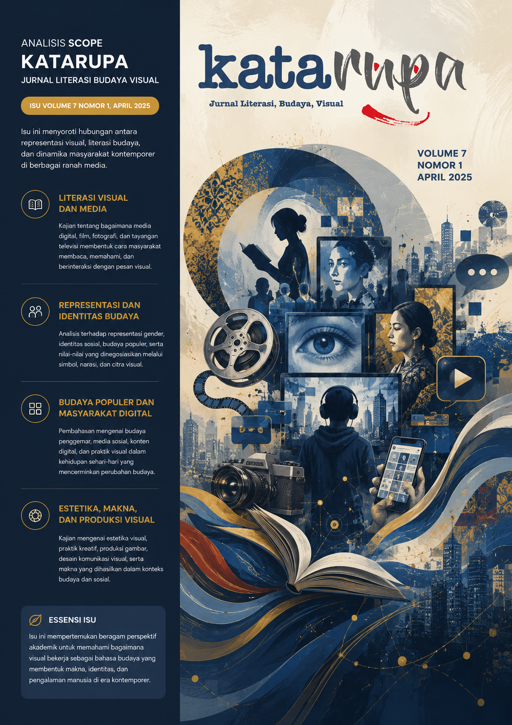 Cover artwork for the current journal issue